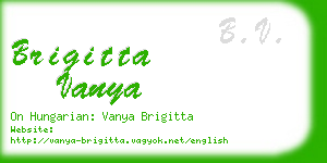 brigitta vanya business card